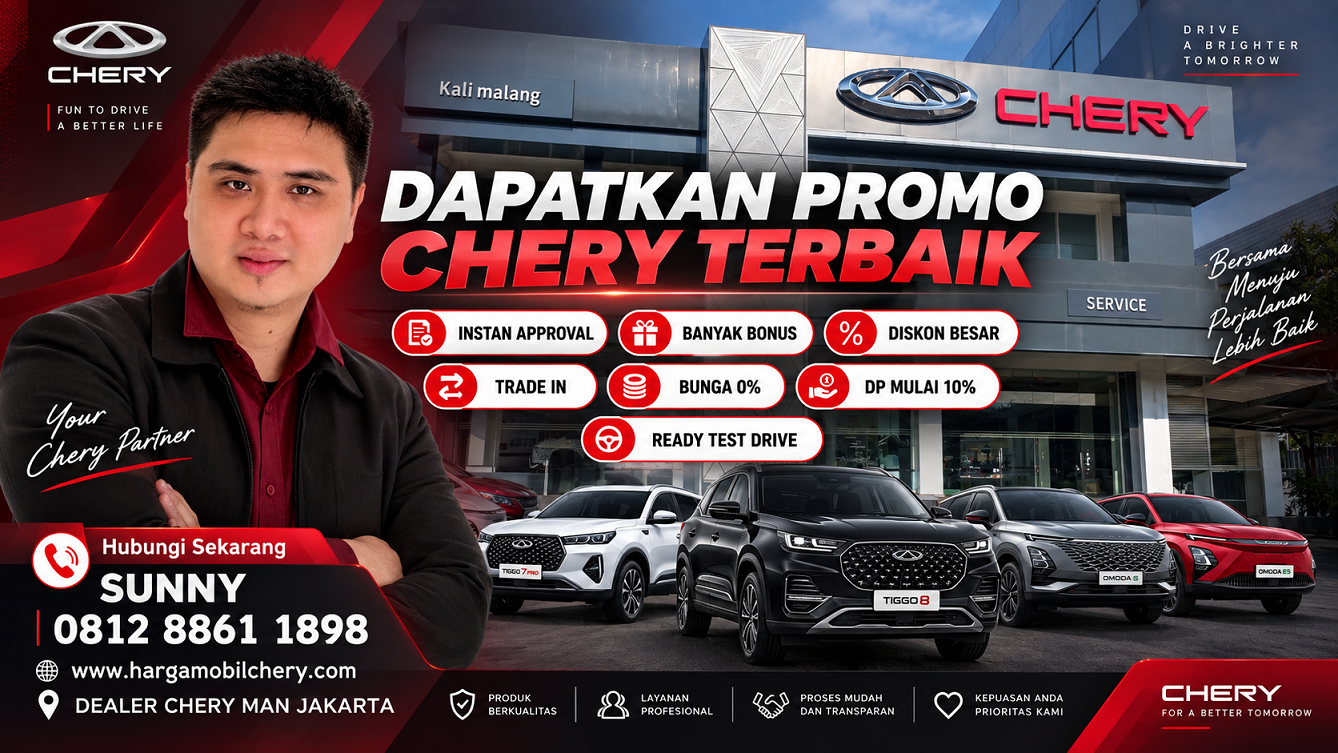PROMO CHERY DP MURAH DISKON BESAR